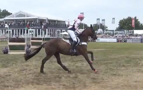 Headley Britannia with Lucinda Fredericks at Express Eventing 2013
