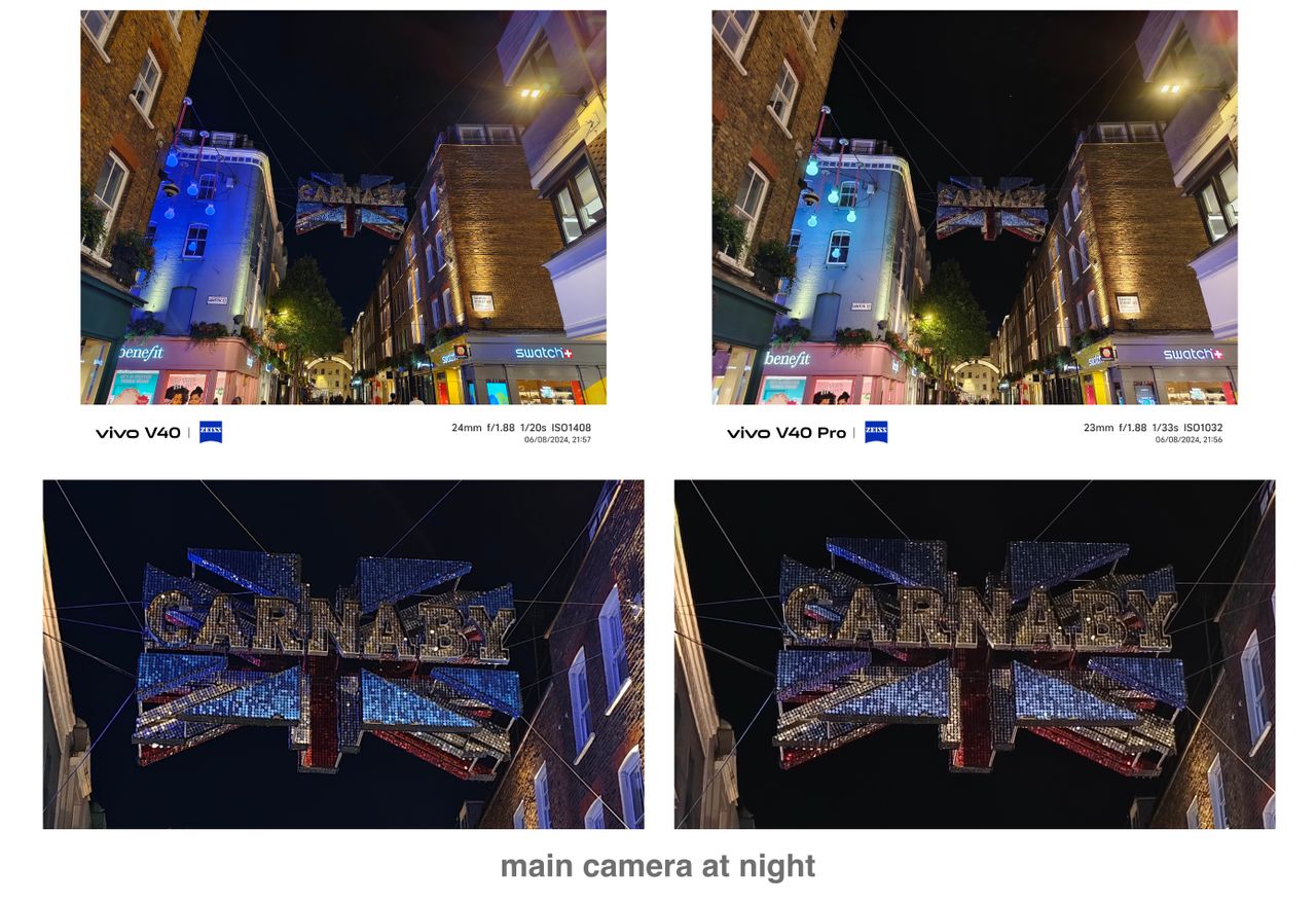 Photos captured on the Vivo V40 and V40 Pro