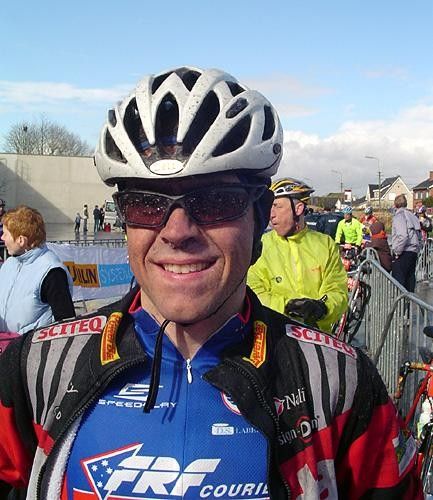 Jeff having made it to Waregem and spotting some blue sky