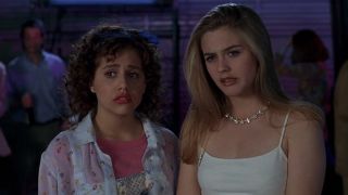 Tai and Cher frowning in Clueless