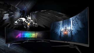 The Gigabyte Aorus CV27Q has a higher refresh rate that any TVs out there.