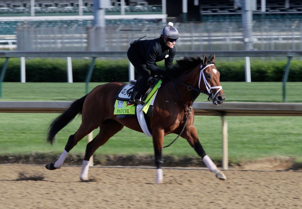 Patch Kentucky Derby horse. 