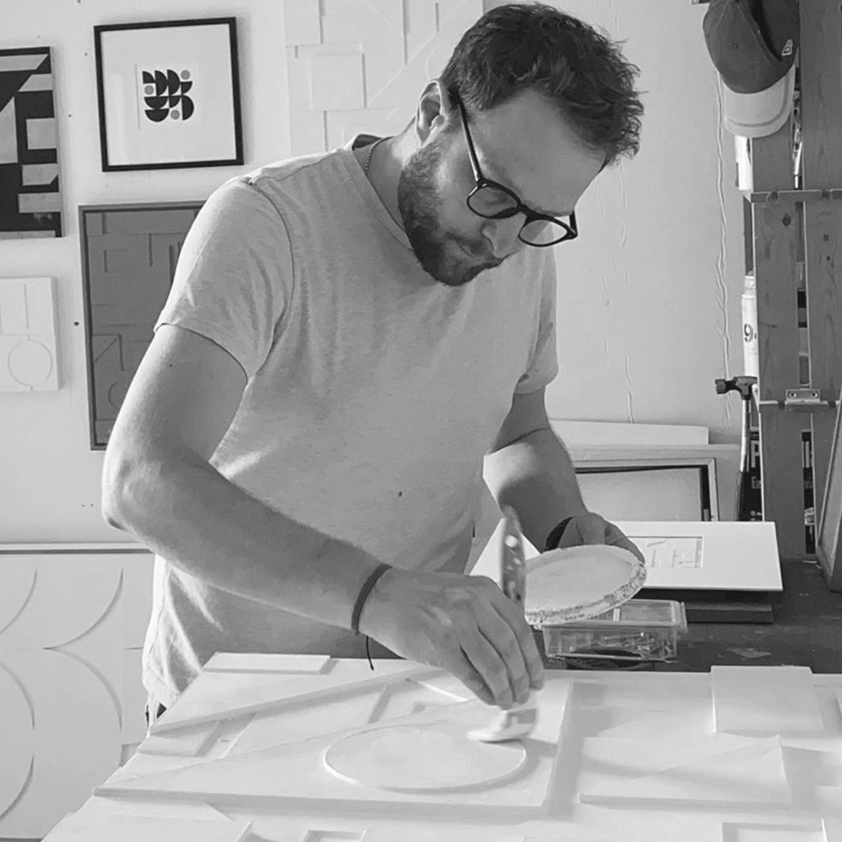 image of Sean Thornhill in his studio