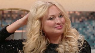 Natalie smiling during 90 Day: The Last Resort Season 2's tell-all