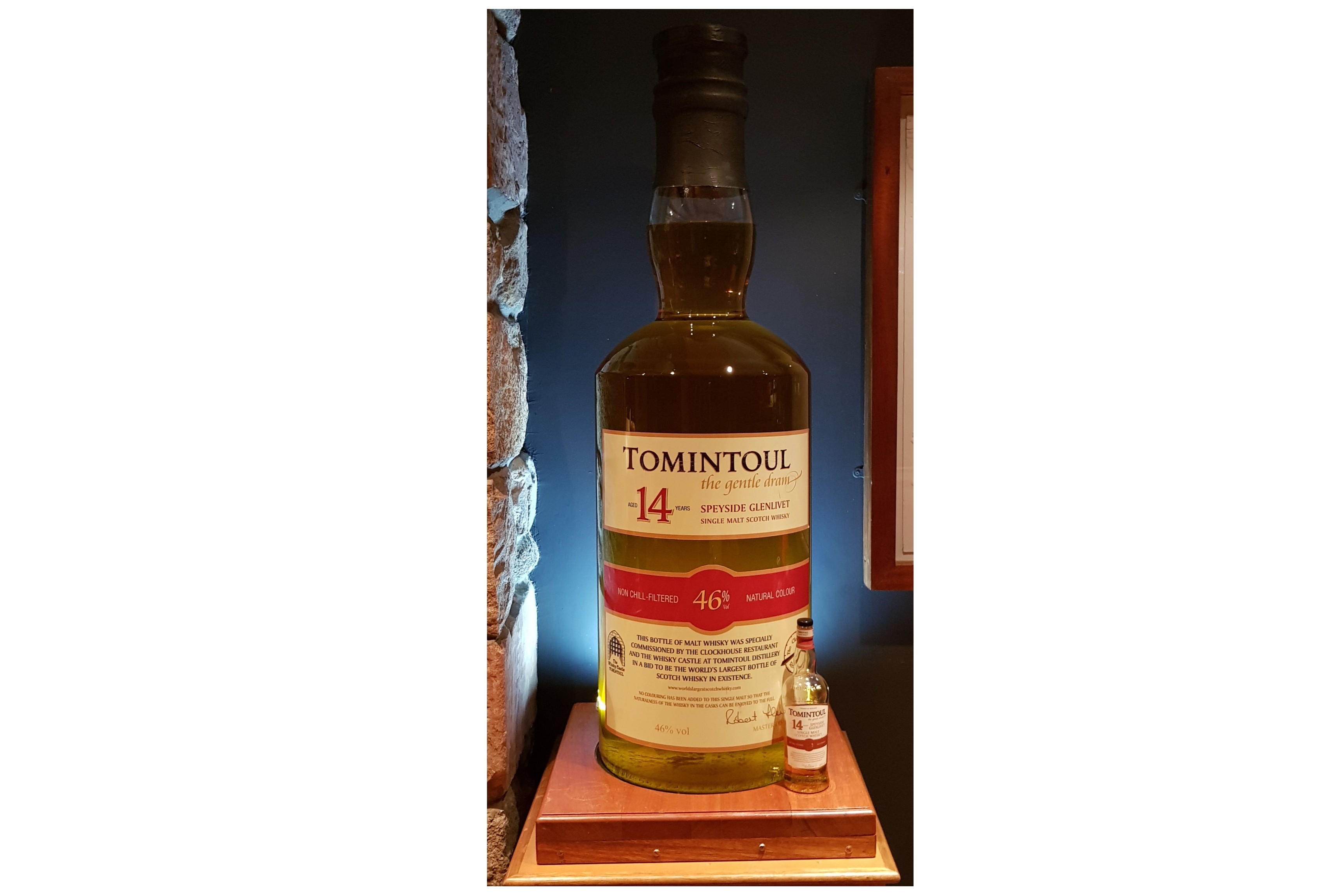 The world’s largest bottle of single malt whisky has just sold for £15k
