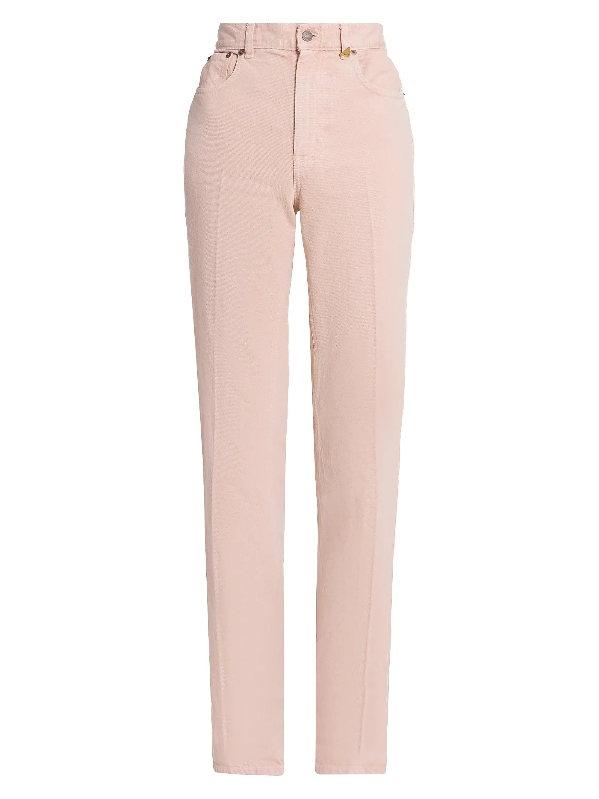 Stacked Straight-Leg Jeans