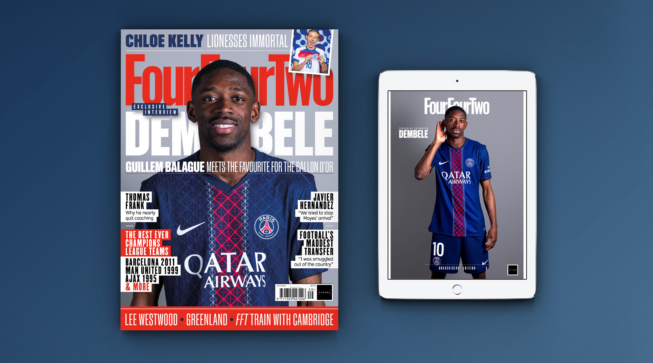 Mousa Dembele on the cover of FourFourTwo magazine
