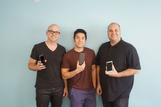 From left: Nextbit Chief Product Officer Scott Croyle, Co-founder and CTO Mike Chan and CEO Tom Moss