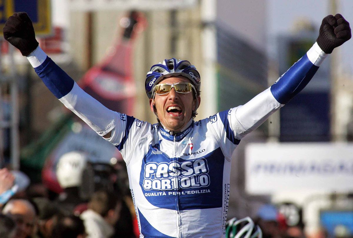 Fabian Cancellara wins in Montelimar at Paris-Nice in 2005.