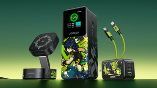 UGreen x Genshin Impact charging accessories: image shows magnetic wireless charger, power bank, GaN charger and USB-C cable