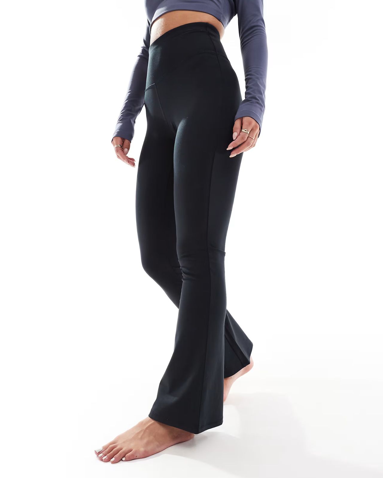 ASOS 4505 Petite Icon Soft Touch High Waist Slim Kick Yoga