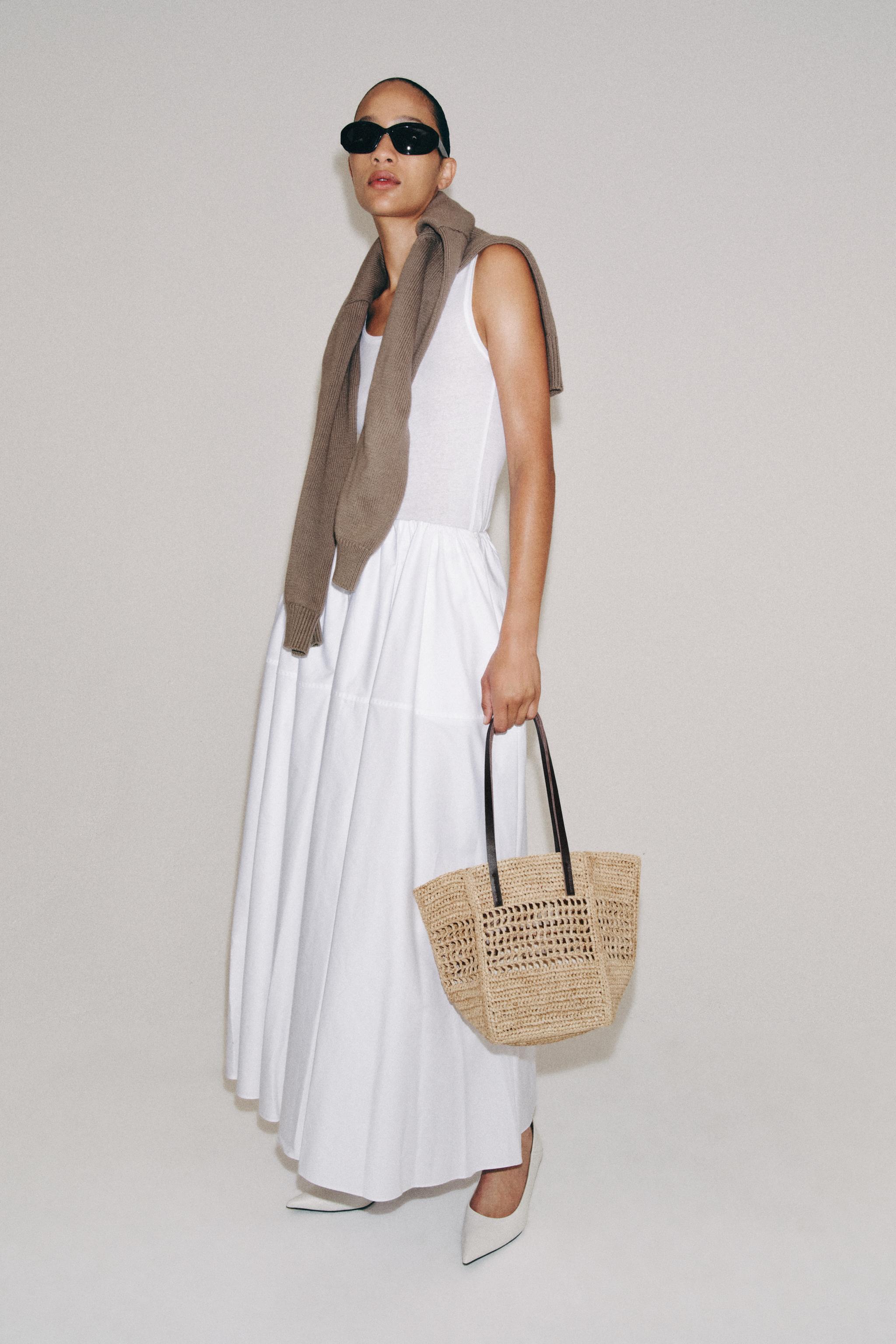 Mini Raffia Tote Bag