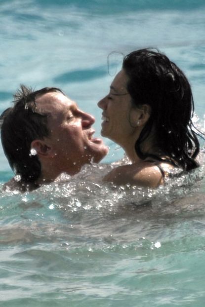 Daniel Craig and Satsuki Mitchell on holiday in St. Barts