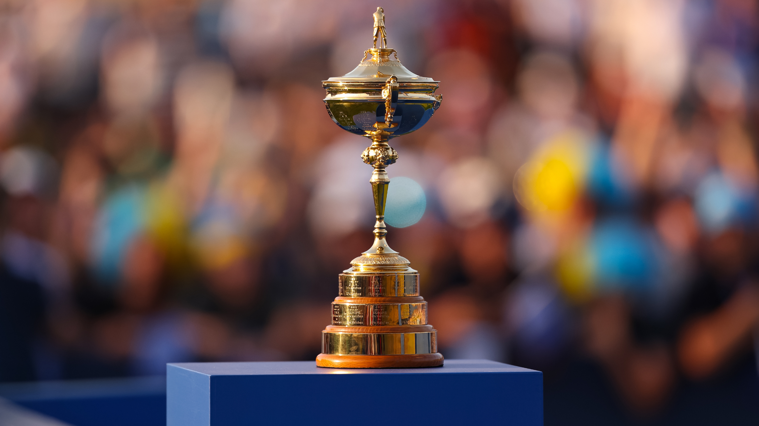 The Ryder Cup trophy 