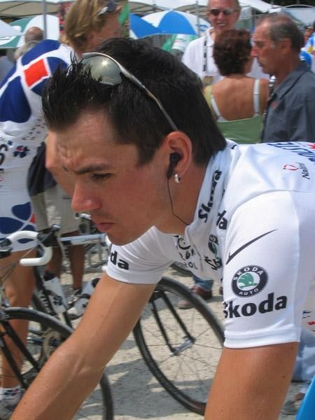 Fothen in his white jersey
