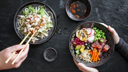 Poke salad bowls