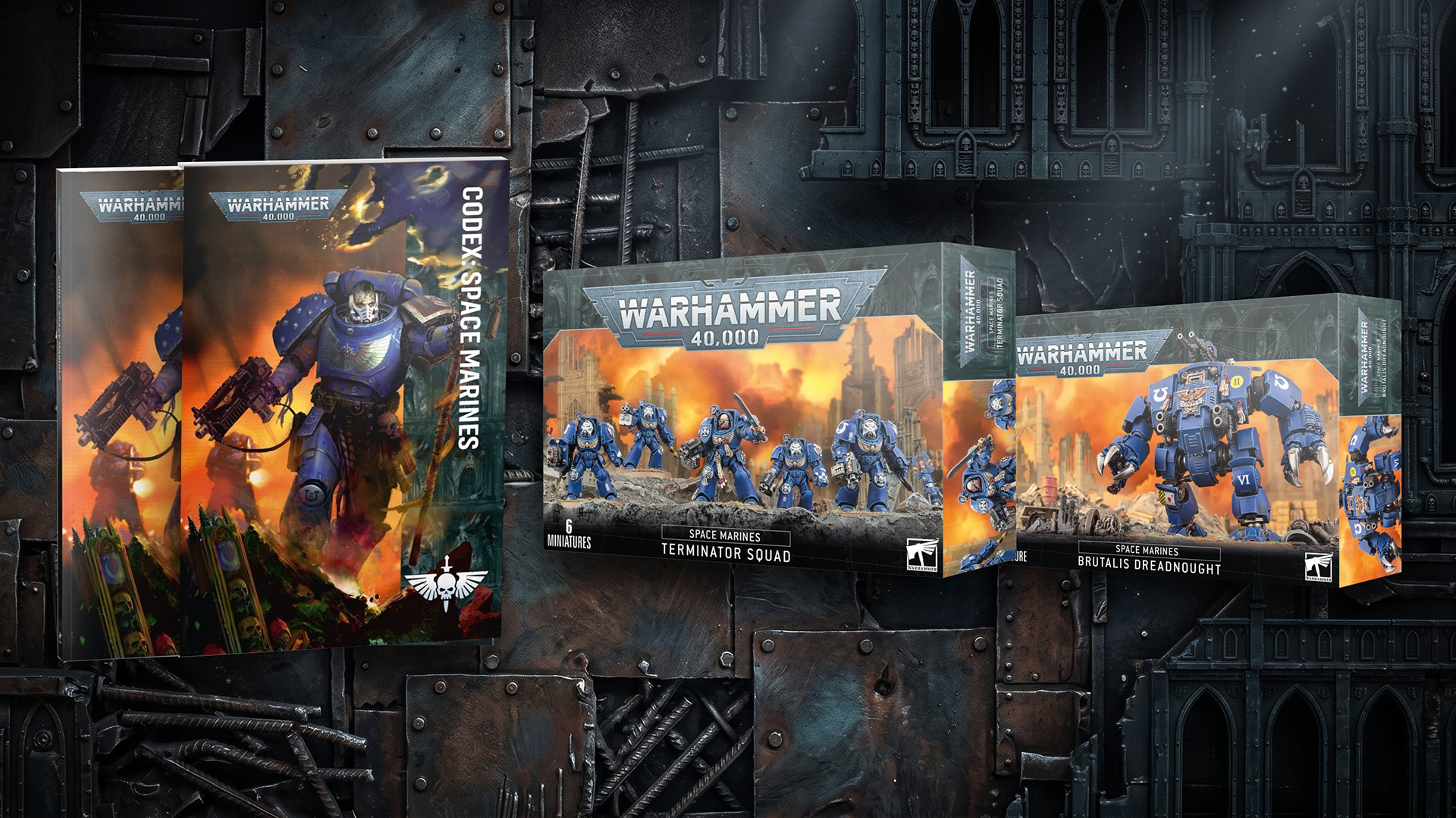 Space Marine models for Warhammer 40,000.