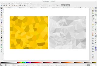Inkscape editing screen