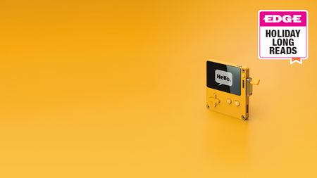 An image of the Playdate console