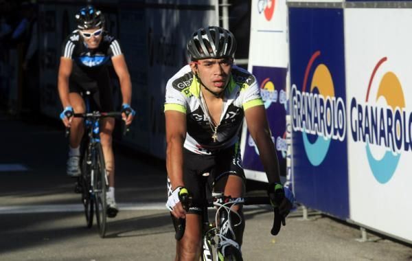 Fabio Andres Duarte (Geox-TMC) crosses the line