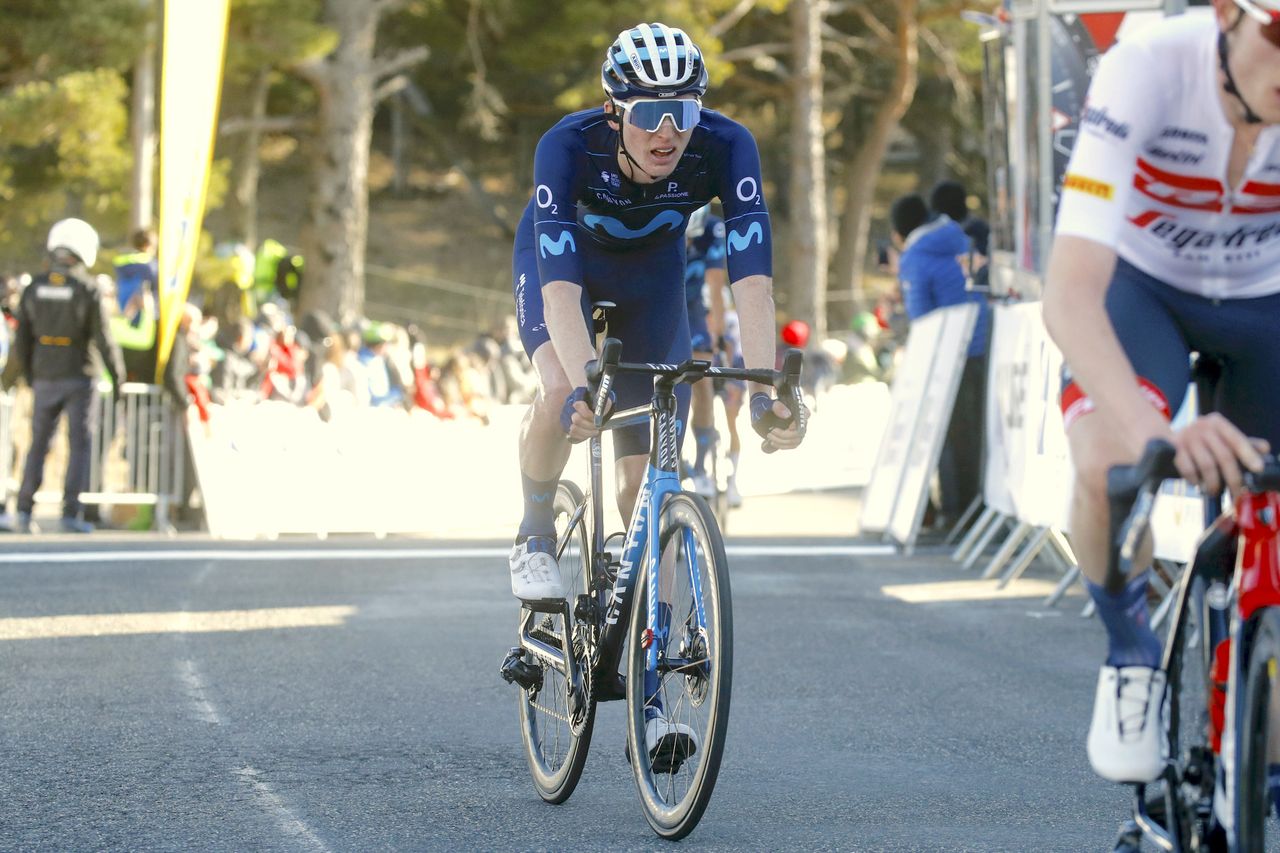 Tour de la Provence 2022 - 7th Edition - 3rd stage Manosque - Montagne de Lure 166,1 km - 13/02/2022 - Matteo Jorgenson (USA - Movistar Team) - photo Roberto Bettini/SprintCyclingAgency&Acirc;&copy;2022