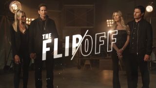 Tarek El Moussa, Heather Rae El Moussa, Christina Hall and Josh Hall in early promo for HGTV&#039;s The Flip/Off