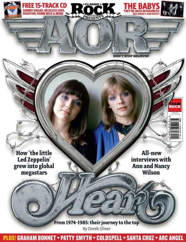 The cover of Classic Rock Presents AOR 9, featuring Heart
