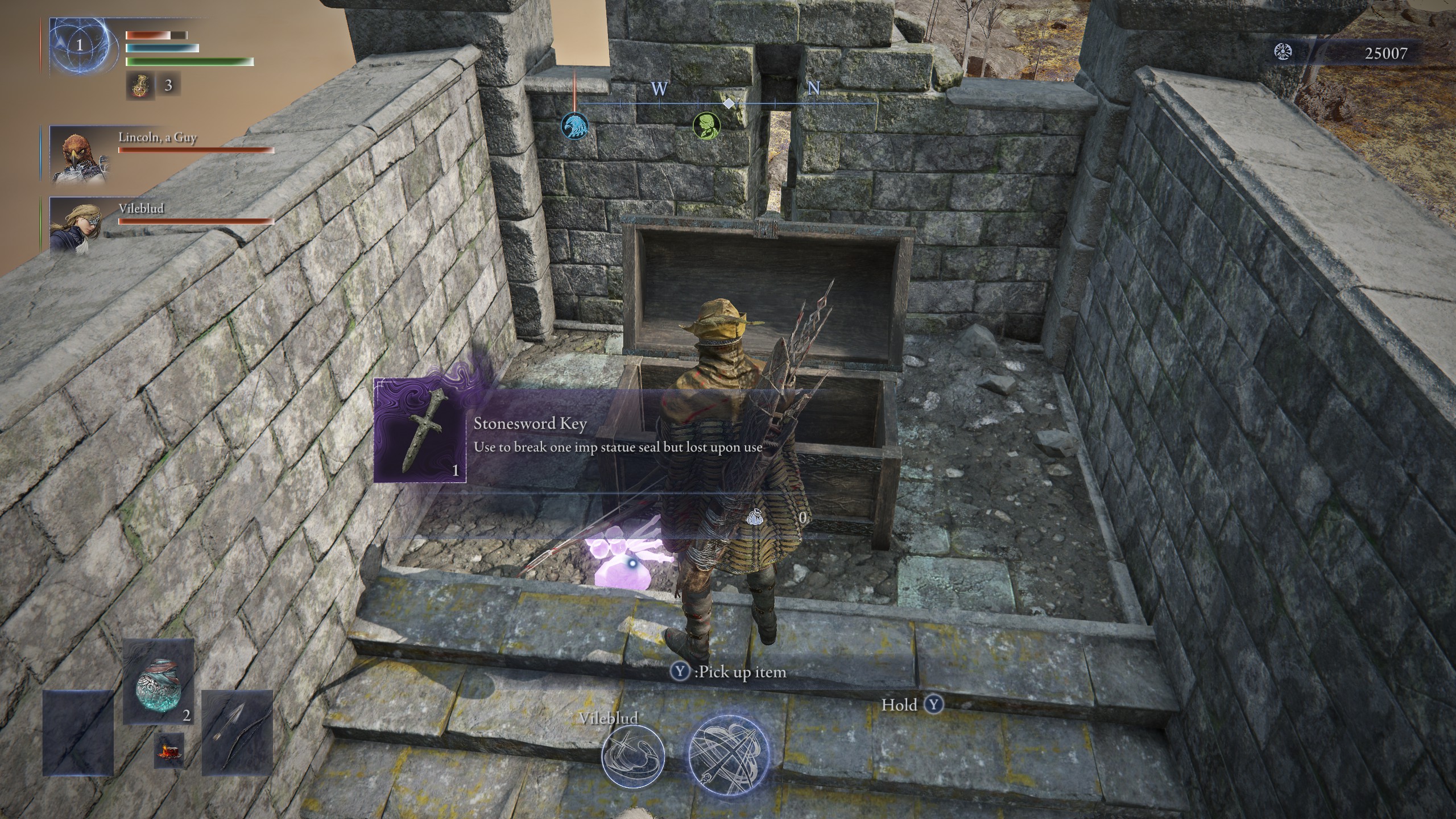 Elden Ring Nightreign Stonesword Key - Fort chest