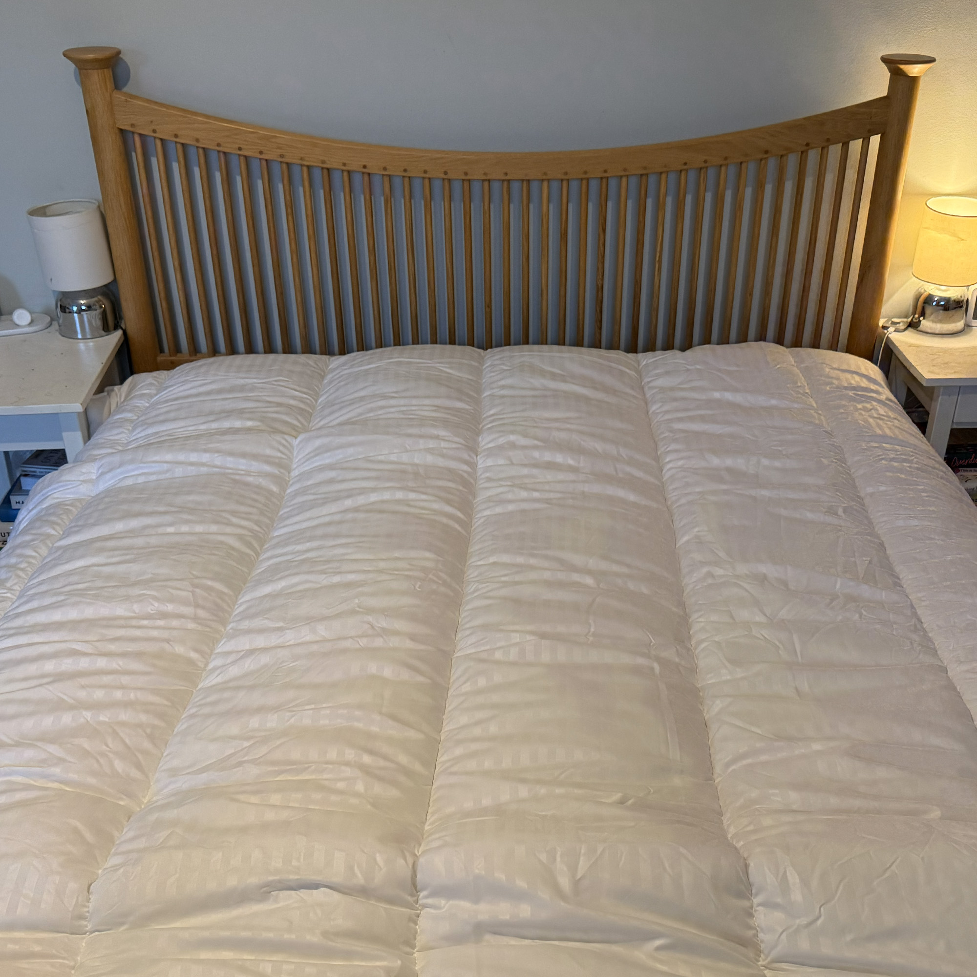 M&amp;amp;S Supremely Washable Duvet being tested in a bedroom at home