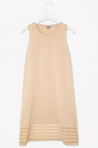 Cos Dress With Sheer Stripes, Was £55, Now £27