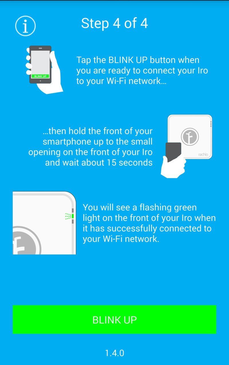 Rachio Iro app