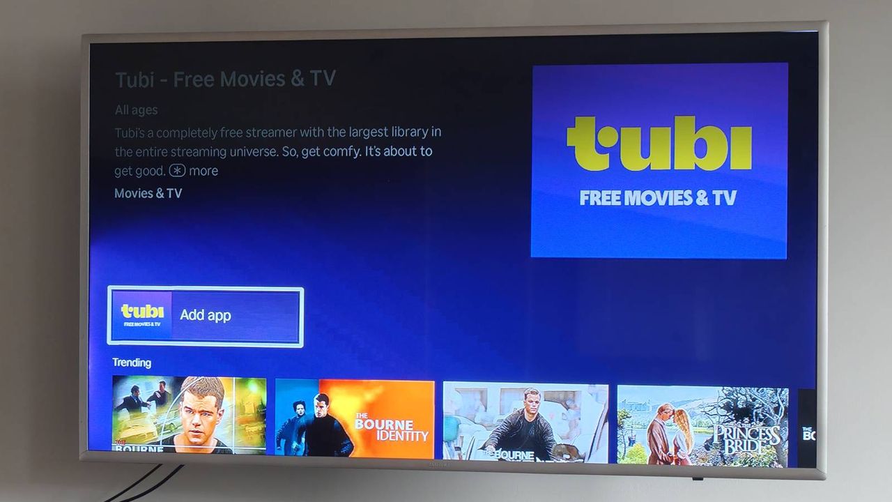 The Roku Store's landing page for Tubi.