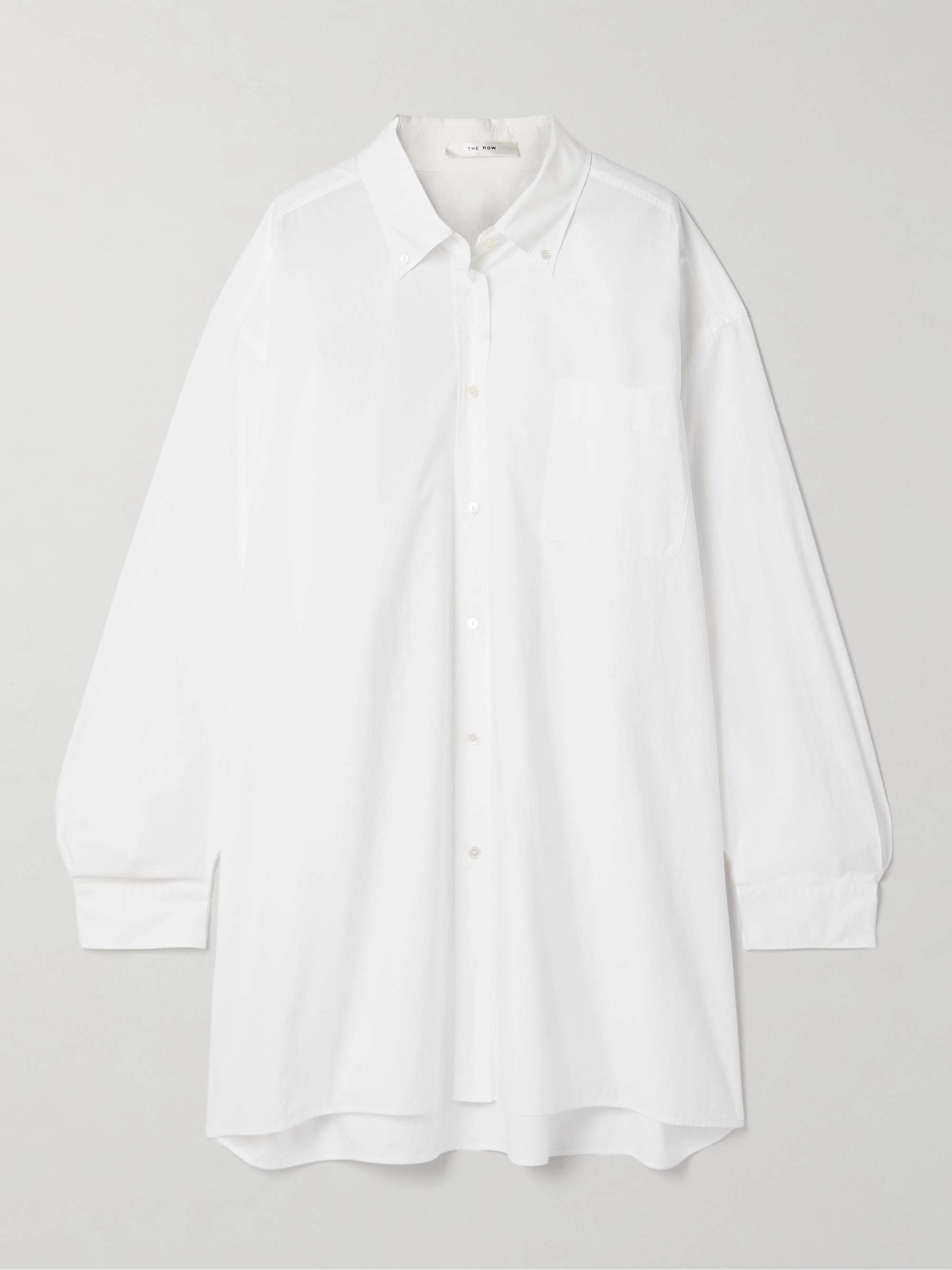 Victoria Oversized Cotton-Poplin Shirt
