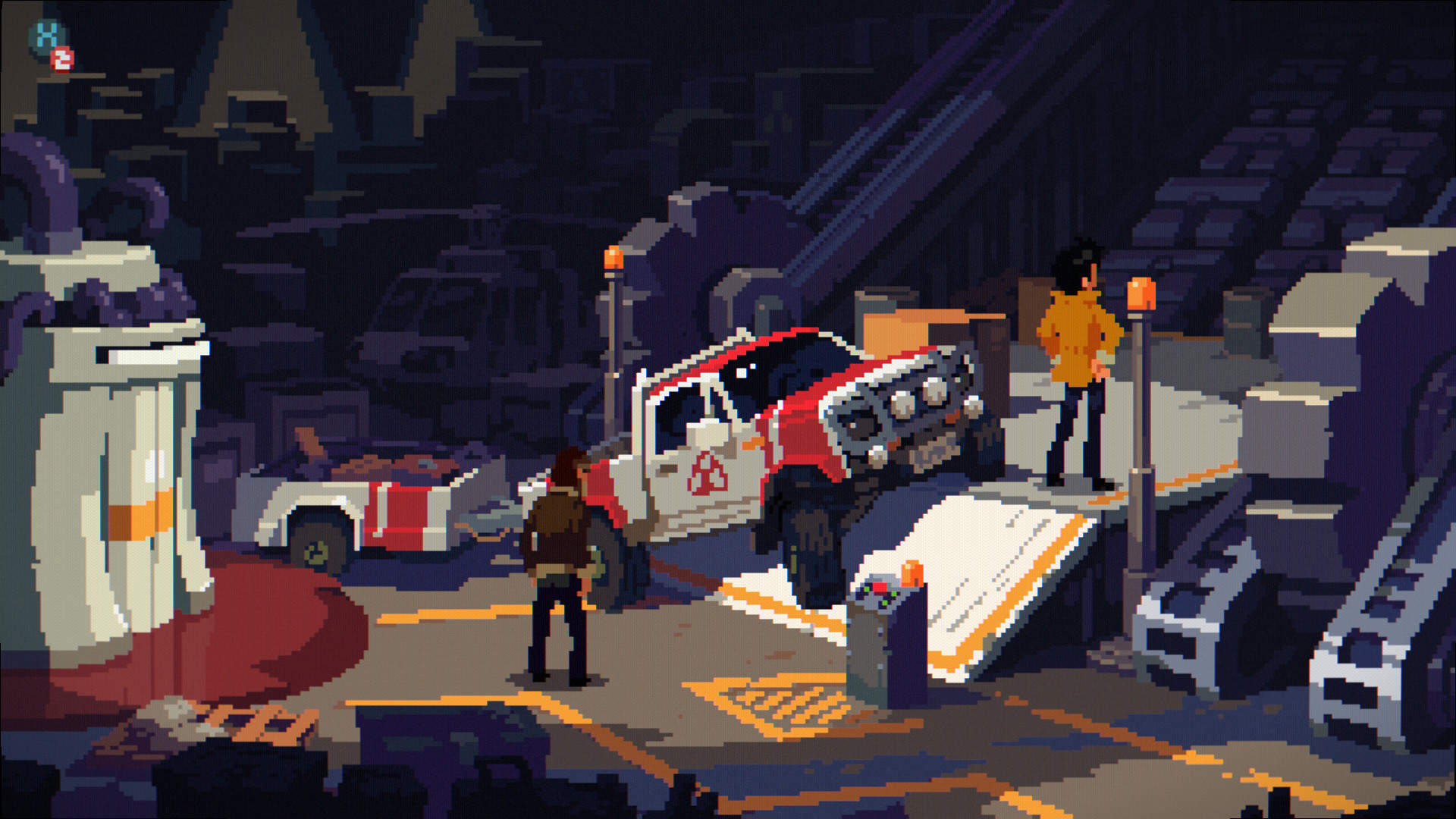The Drifter review, Switch 2, pixel art game screens