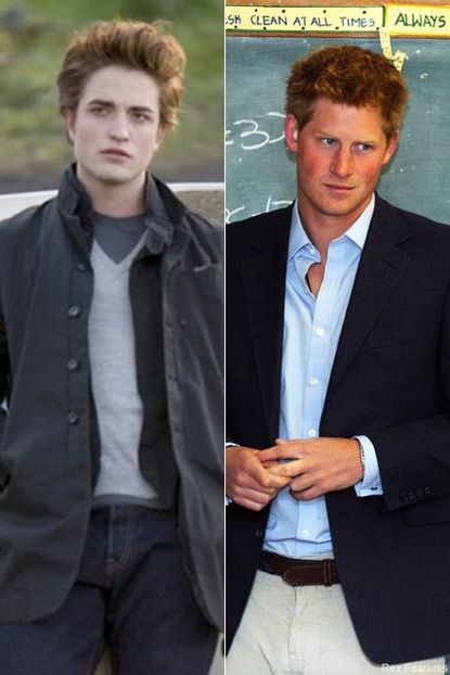 Robert Pattinson and Prince Harry - Robert Pattinson related to Dracula - Twilight - Eclipse - Celebrity News - Marie Claire