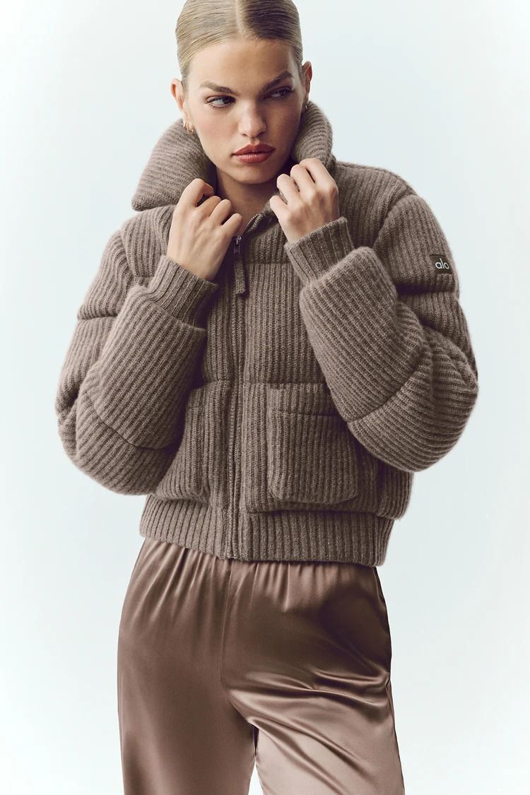 Alo, Cashmere Northstar Sweater Puffer