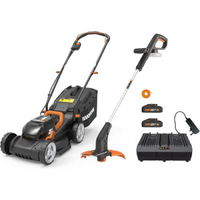Worx WG927E 40V Cordless Lawnmower & Trimmer Kit