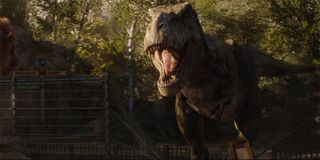 Jurassic World Fallen Kingdom ending Rexy with Lion