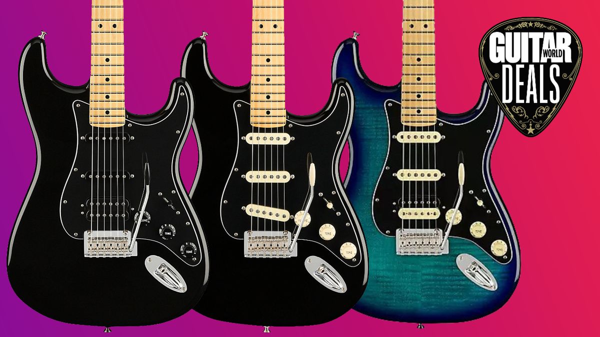 Arm yourself with one of these stunning Fender Player Stratocasters for only $699