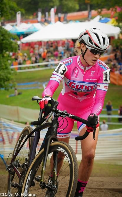 Elle Anderson (CalGiant Berry Farms) in second place behind Nash