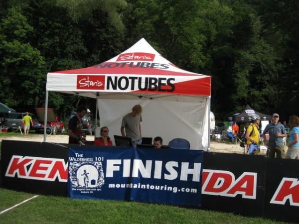 The finish crew