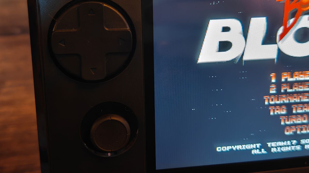 Photos of a retro game console