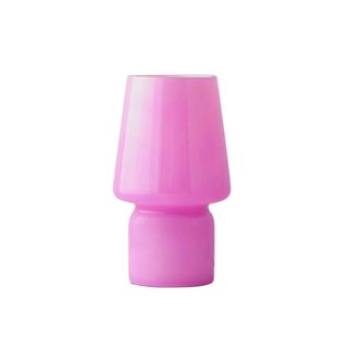 A pink lamp