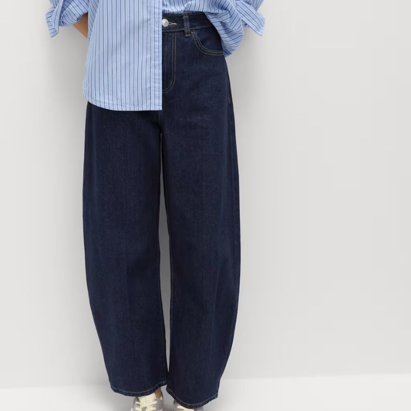 M&amp;amp;S, barrel leg jeans