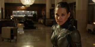 Evangeline Lilly as Hope Van Dyne in Ant-Man and the Wasp