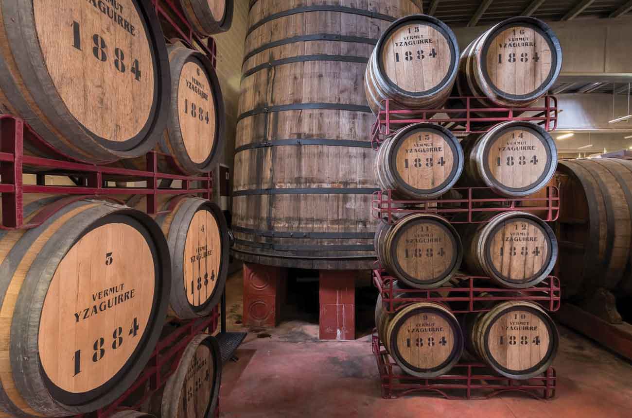 Wine barrels