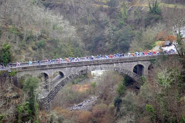 Thomas Voeckler (Europecar) speeds toward a stage victory