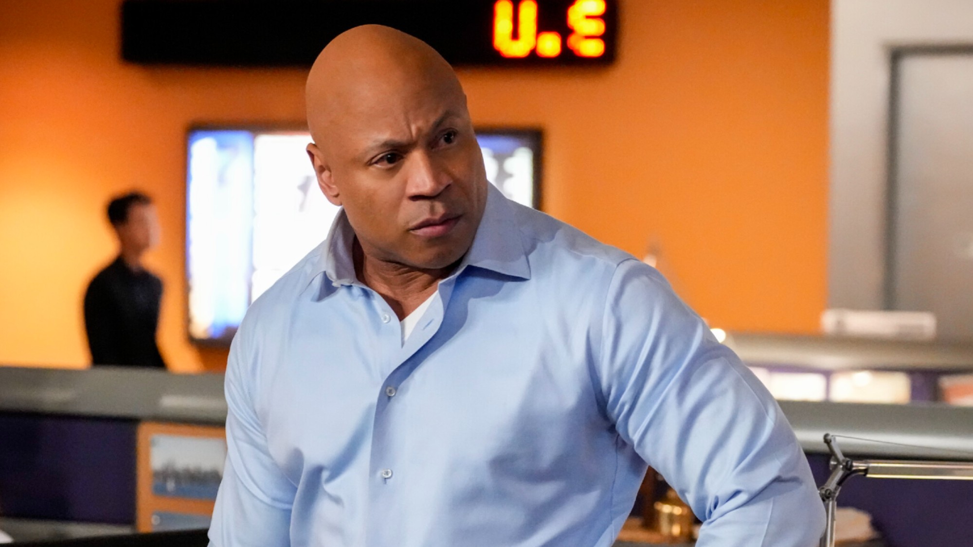 LL Cool J as Special Agent Sam Hanna on NCIS.