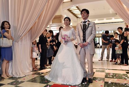 A Japanese wedding.