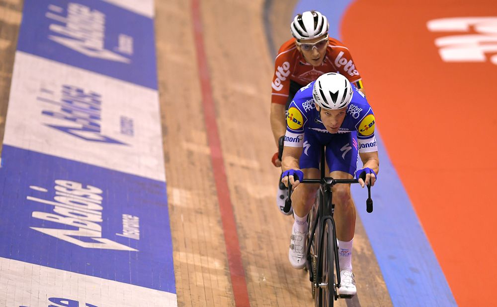 Iljo Keisse and Jasper De Buyst battle on the final day of the Gent Six